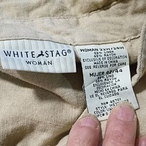 White Stag Natural Linen Blend Top